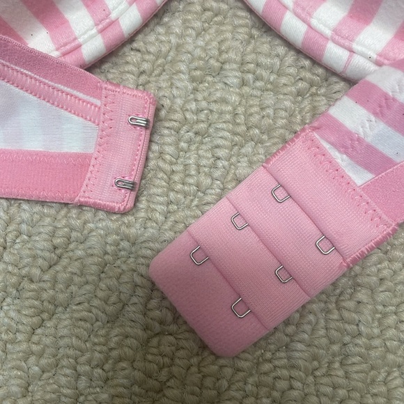 NWT Victoria’s Secret Signature Stripe Demi Buste Double Lined 38DD - Picture 12 of 12